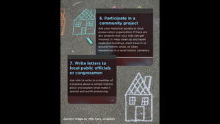 11 Ways to Get Kids Excited About Preservation