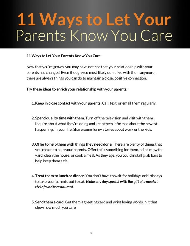 What Can Be Done To Help Parents Of >> 11 Ways To Let Your Parents Know You Care What Can Be Done To Help Parents Of >> 11 Ways To Let Your Parents Know You Care