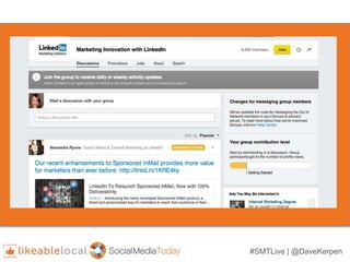 #SMTLive | @DaveKerpen
 