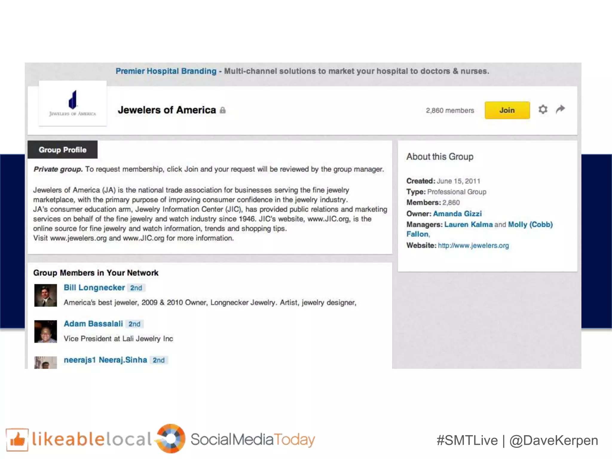 #SMTLive | @DaveKerpen
 