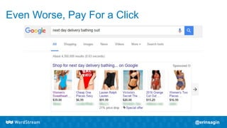 Even Worse, Pay For a Click
 