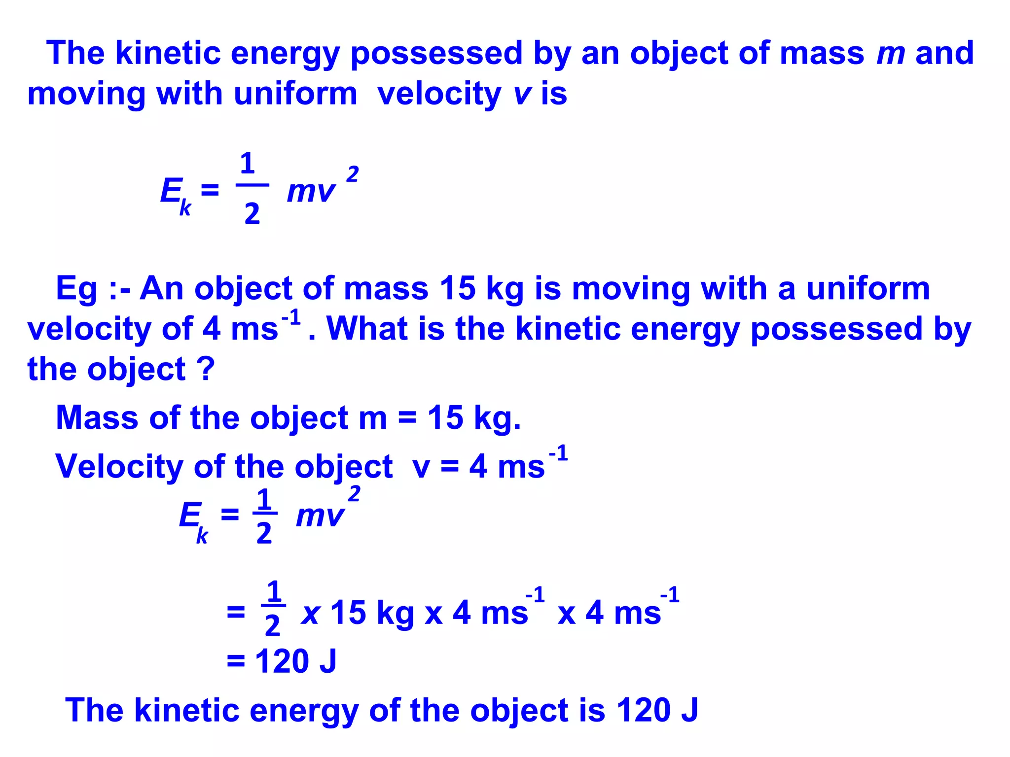 work and energy | PPT