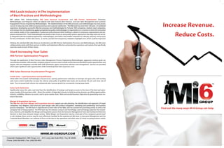 Mi6 Group Corporate Brochure