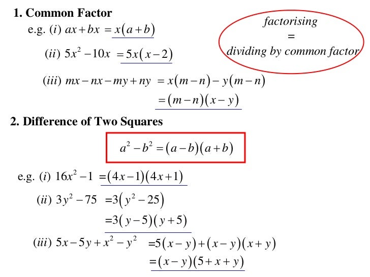 11 X1 T01 03 Factorising 12