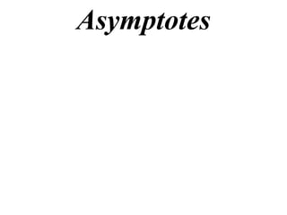 Asymptotes
 