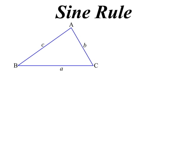 11 X1 T04 05 sine rule (2010) | PPT