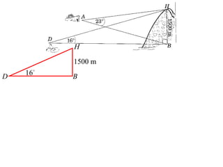 H

          1500 m

D   16   B
 