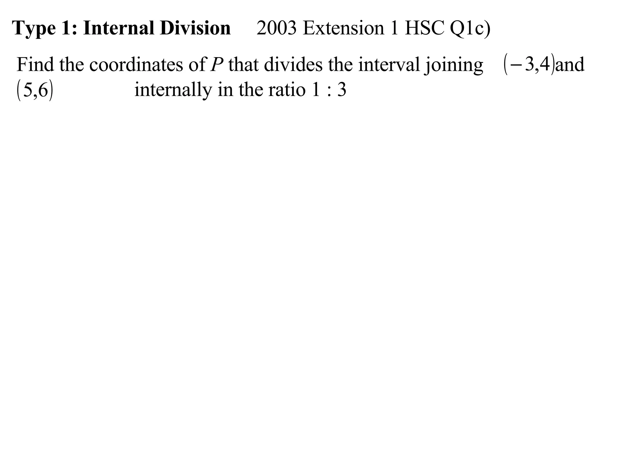 11 X1 T05 01 Division Of An Interval