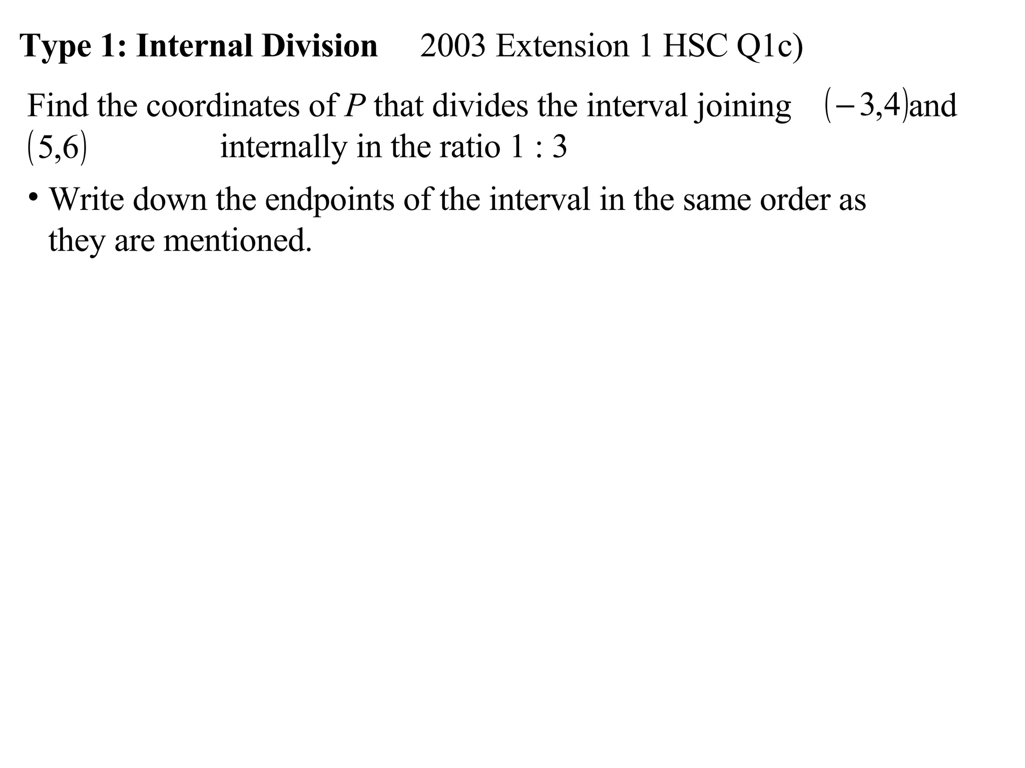 11 X1 T05 01 Division Of An Interval