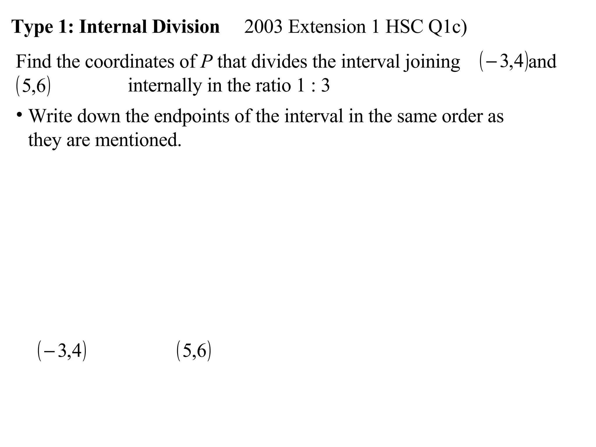 11 X1 T05 01 Division Of An Interval