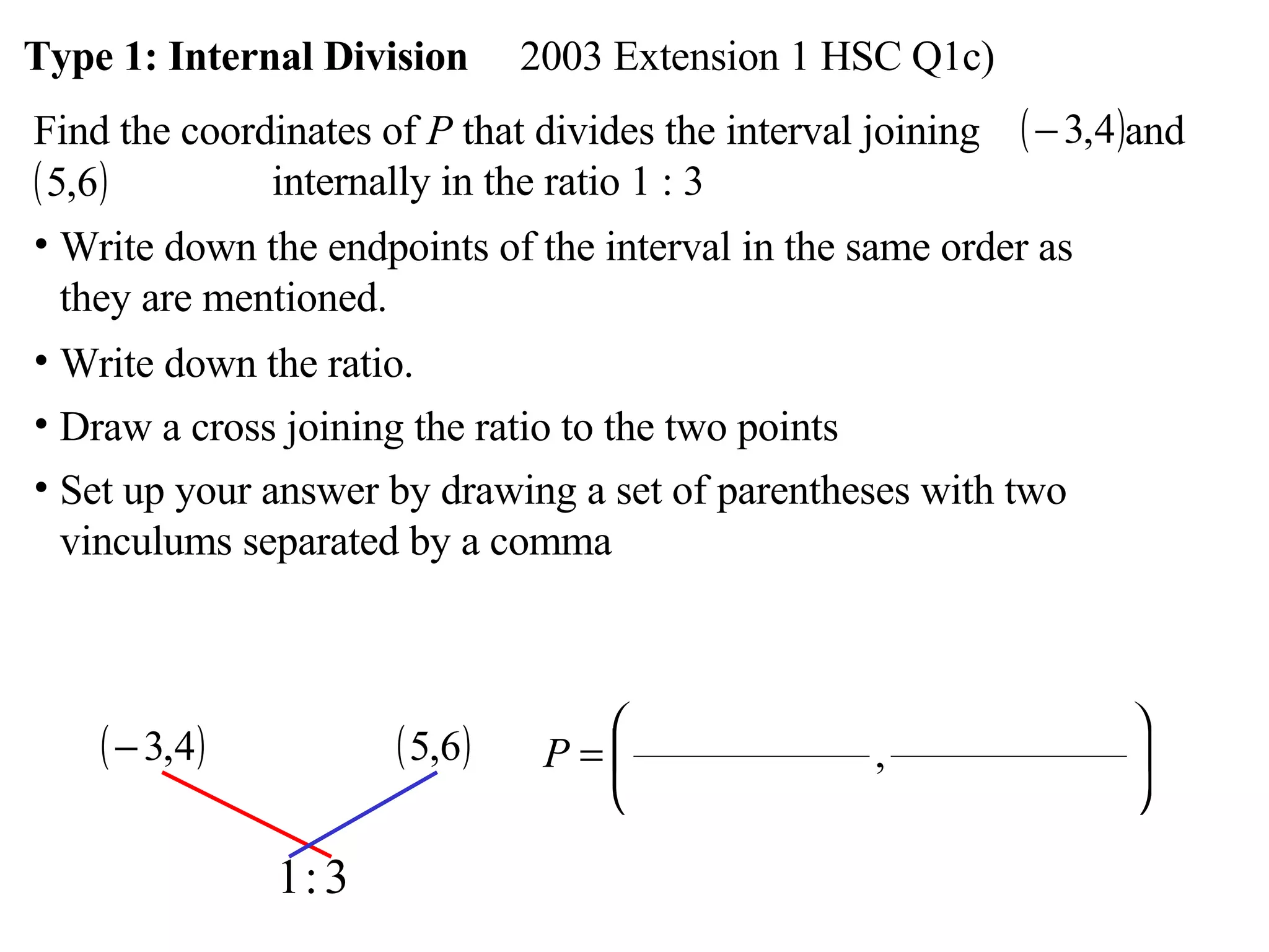 11 X1 T05 01 Division Of An Interval