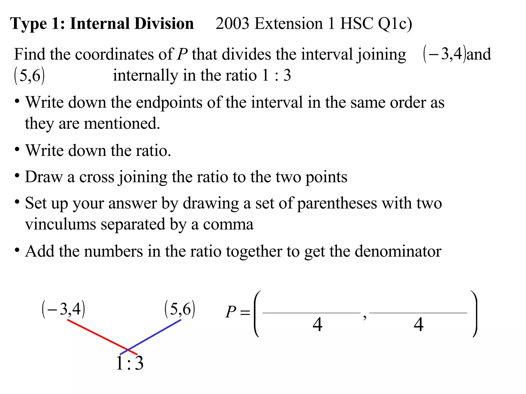 11 X1 T05 01 Division Of An Interval