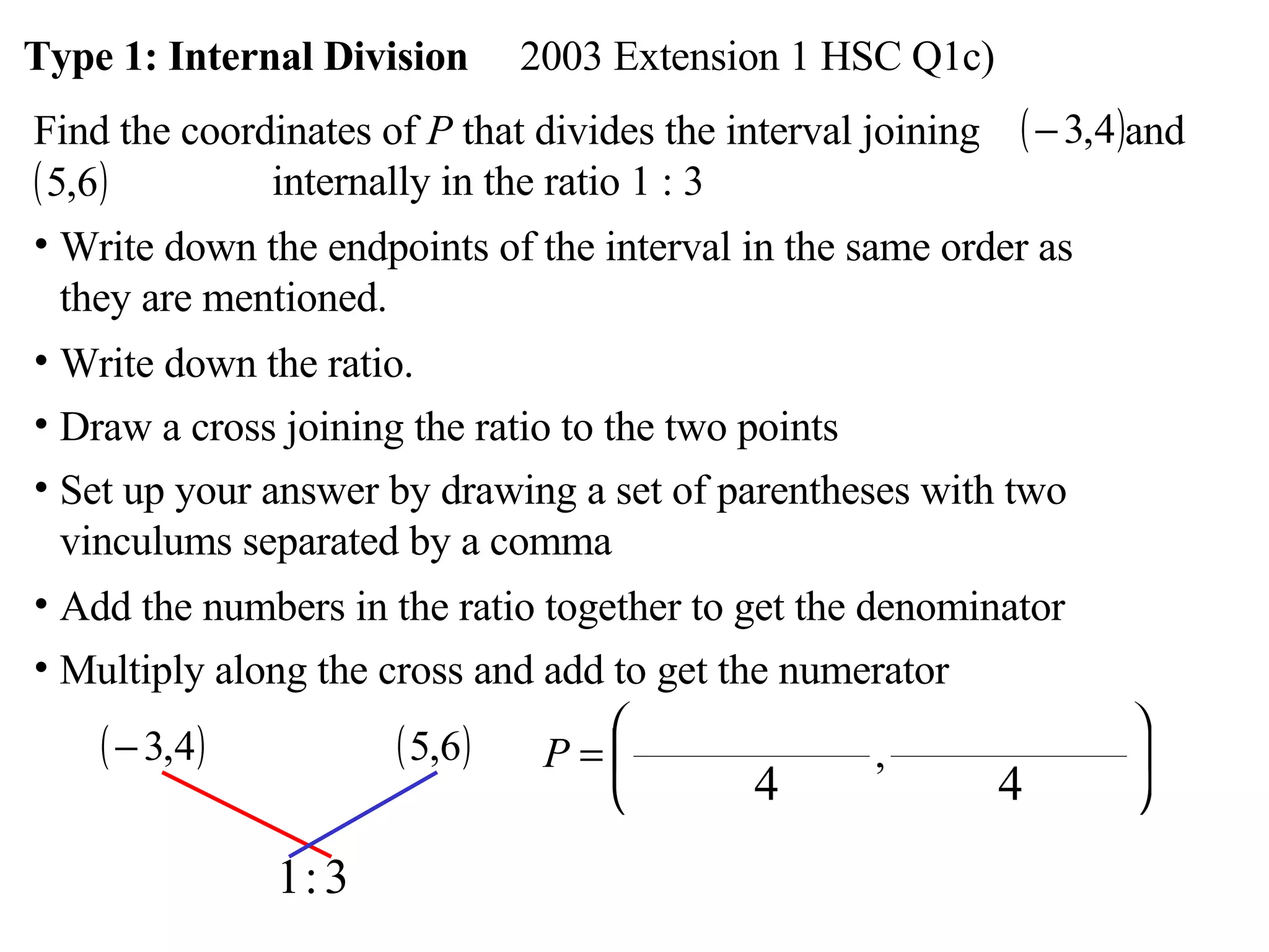 11 X1 T05 01 Division Of An Interval
