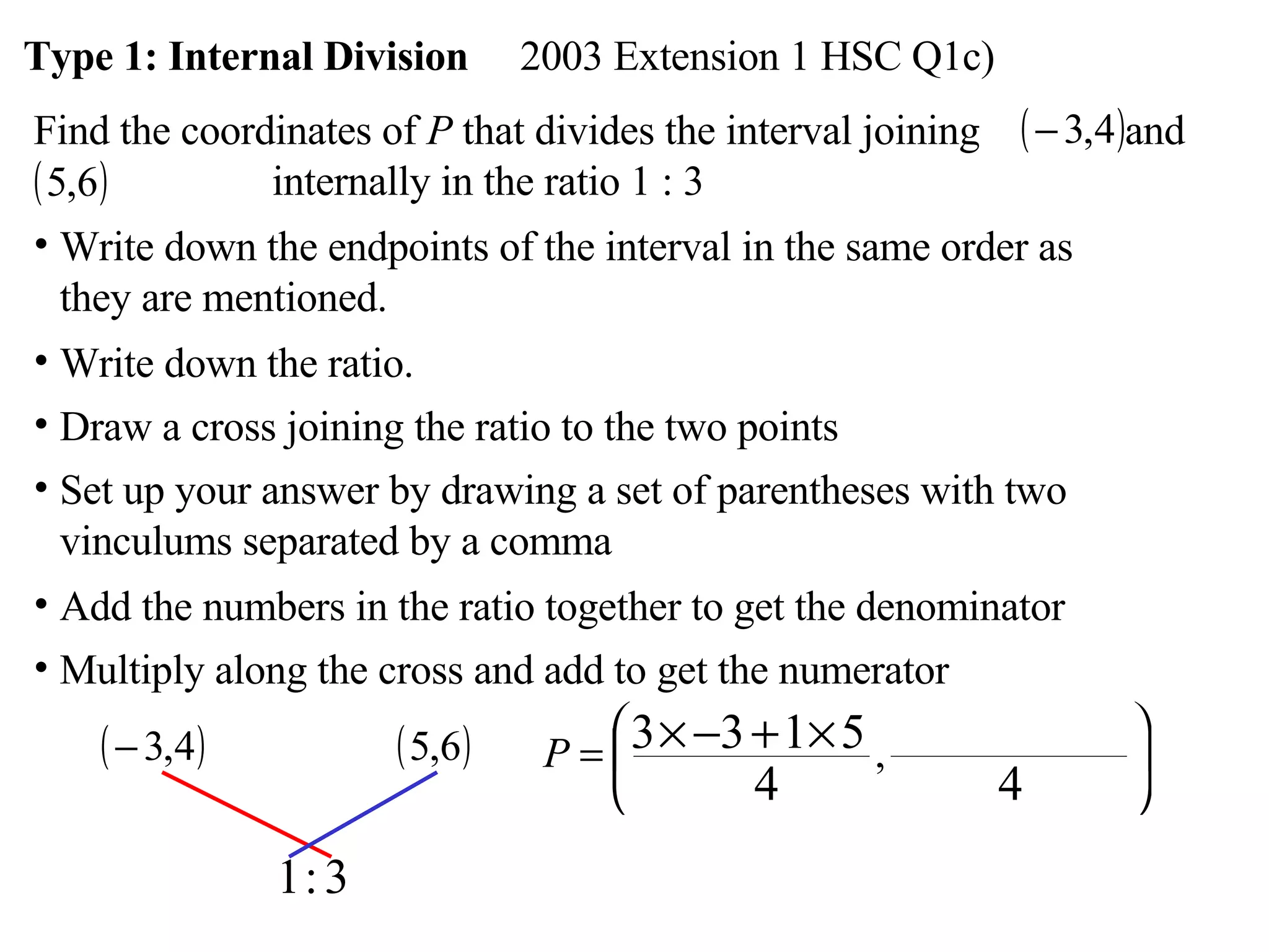 11 X1 T05 01 Division Of An Interval