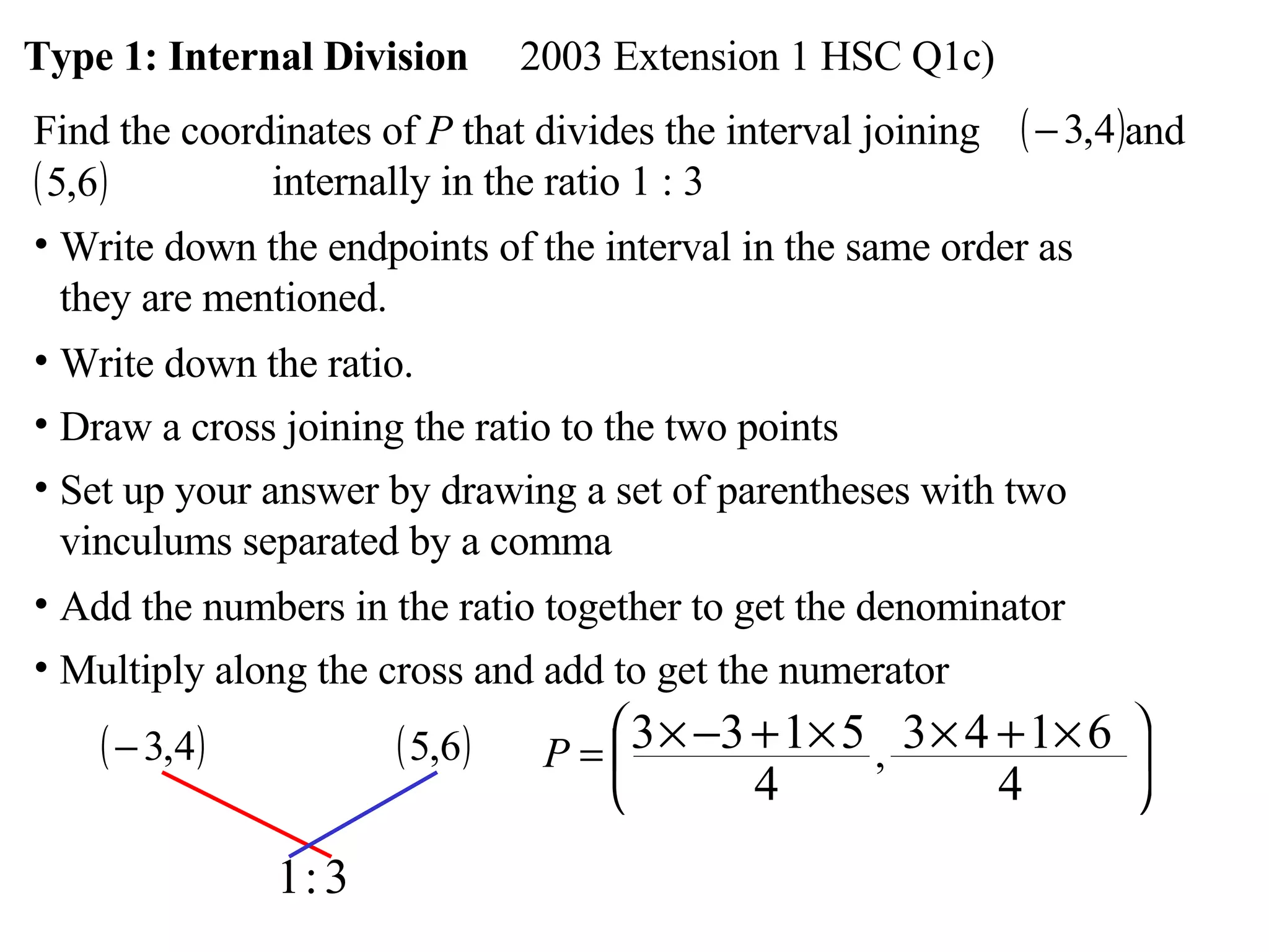 11 X1 T05 01 Division Of An Interval