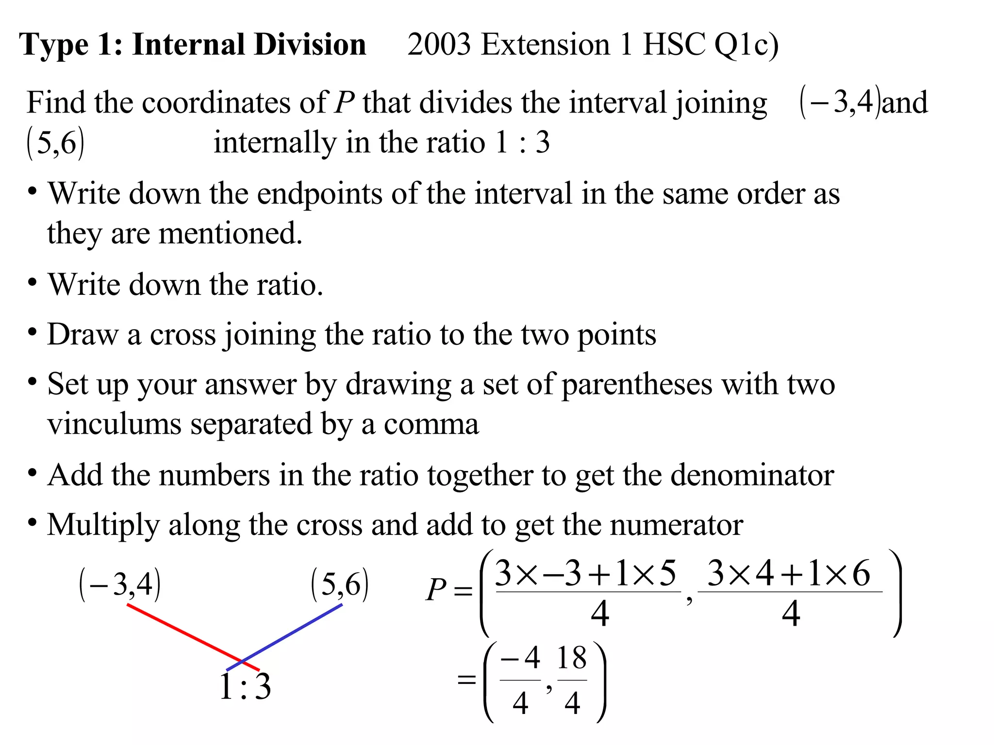 11 X1 T05 01 Division Of An Interval