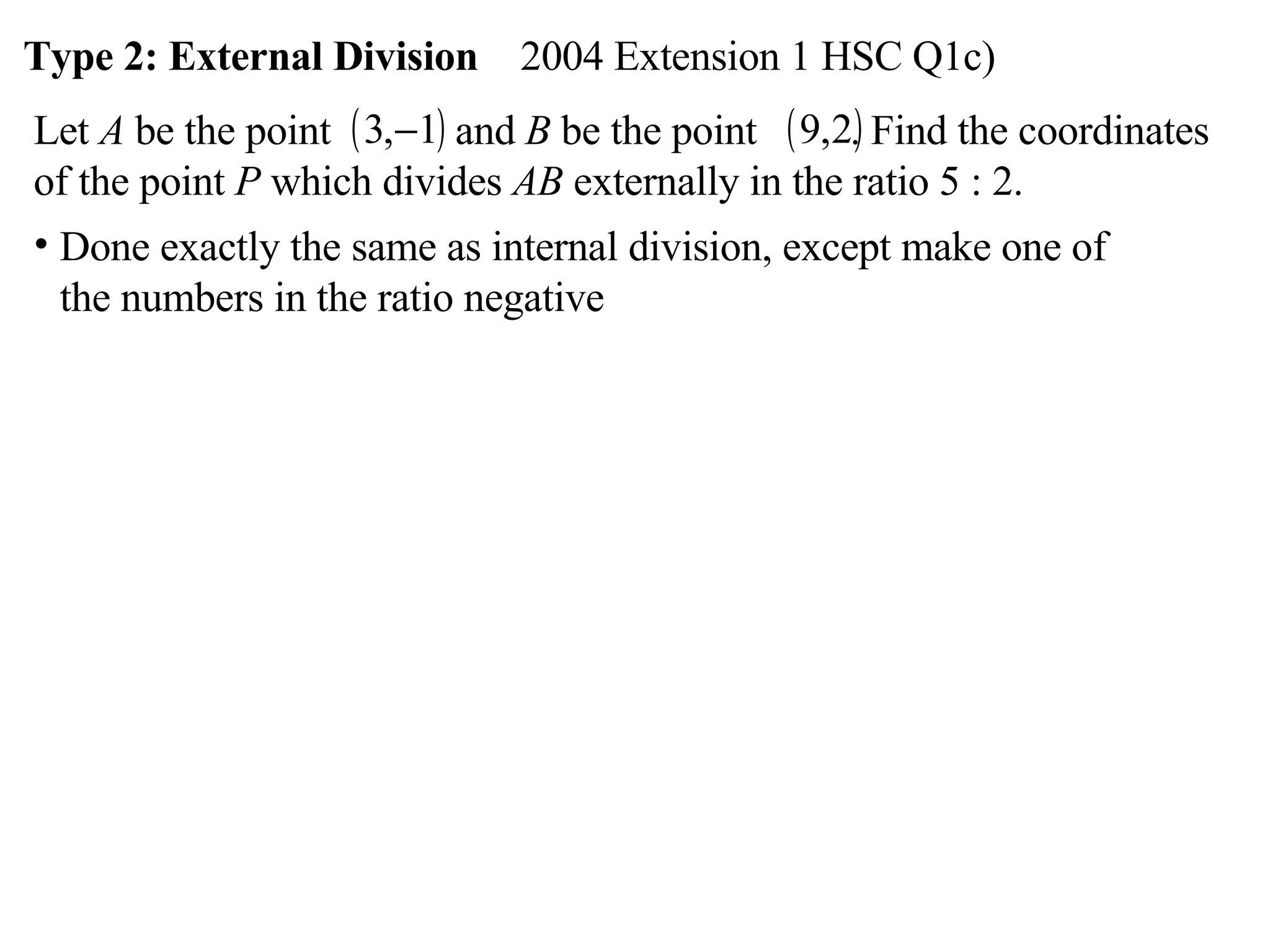 11 X1 T05 01 Division Of An Interval