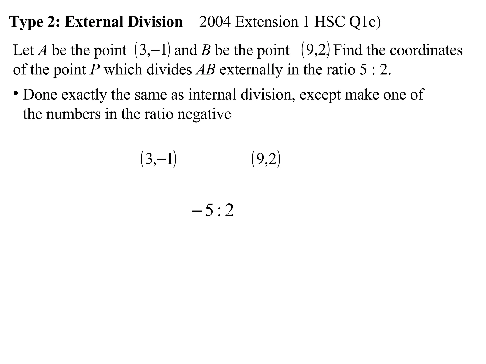 11 X1 T05 01 Division Of An Interval
