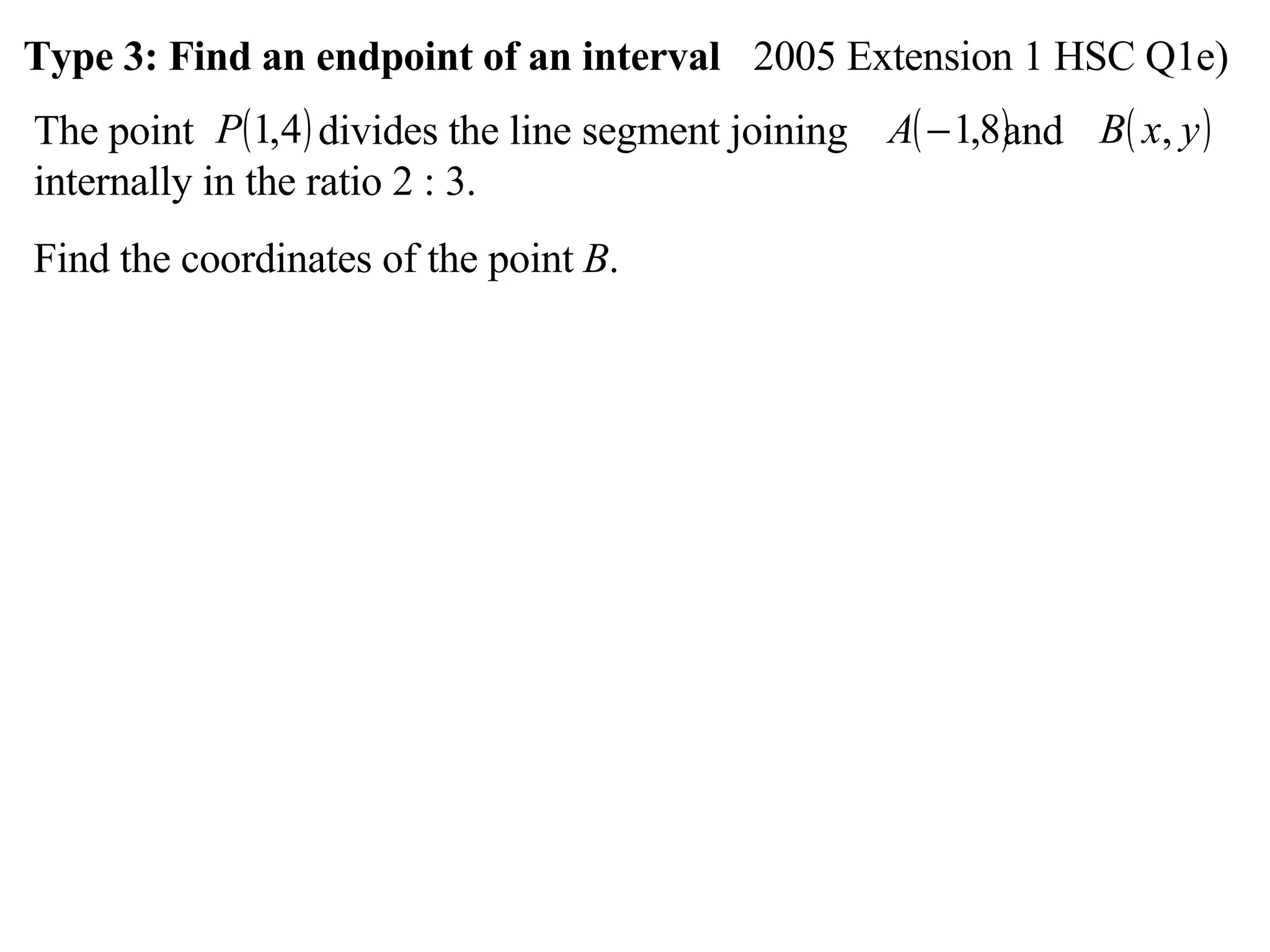 11 X1 T05 01 Division Of An Interval