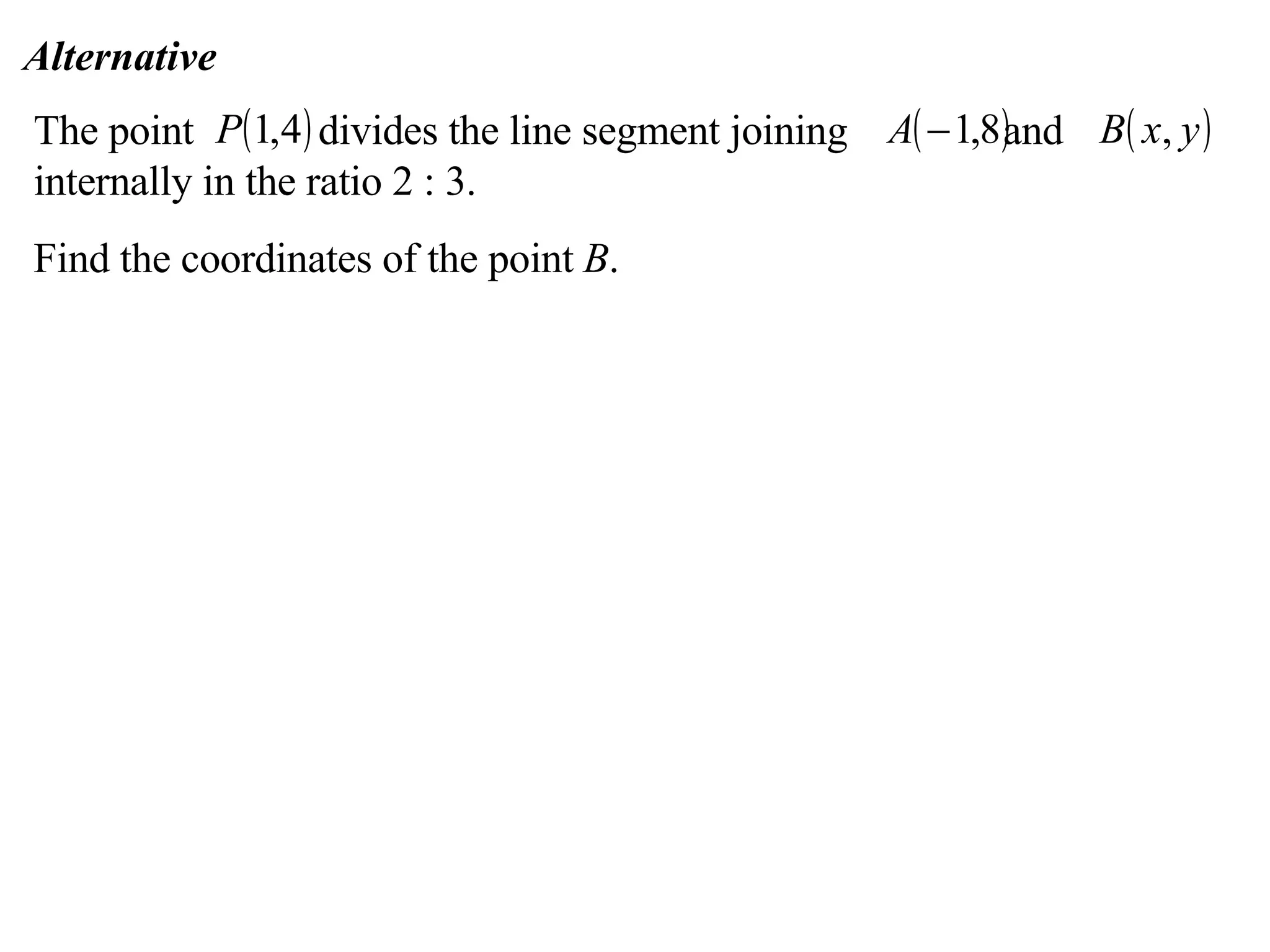 11 X1 T05 01 Division Of An Interval