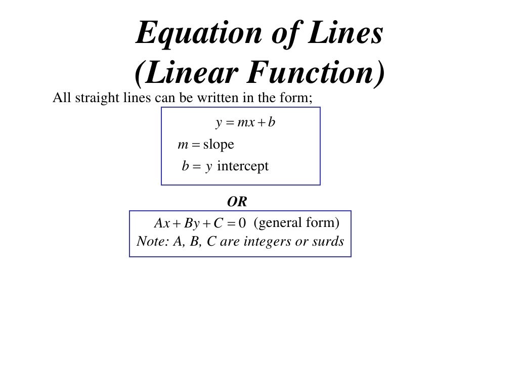 11X1 T05 03 equation of lines (2011)