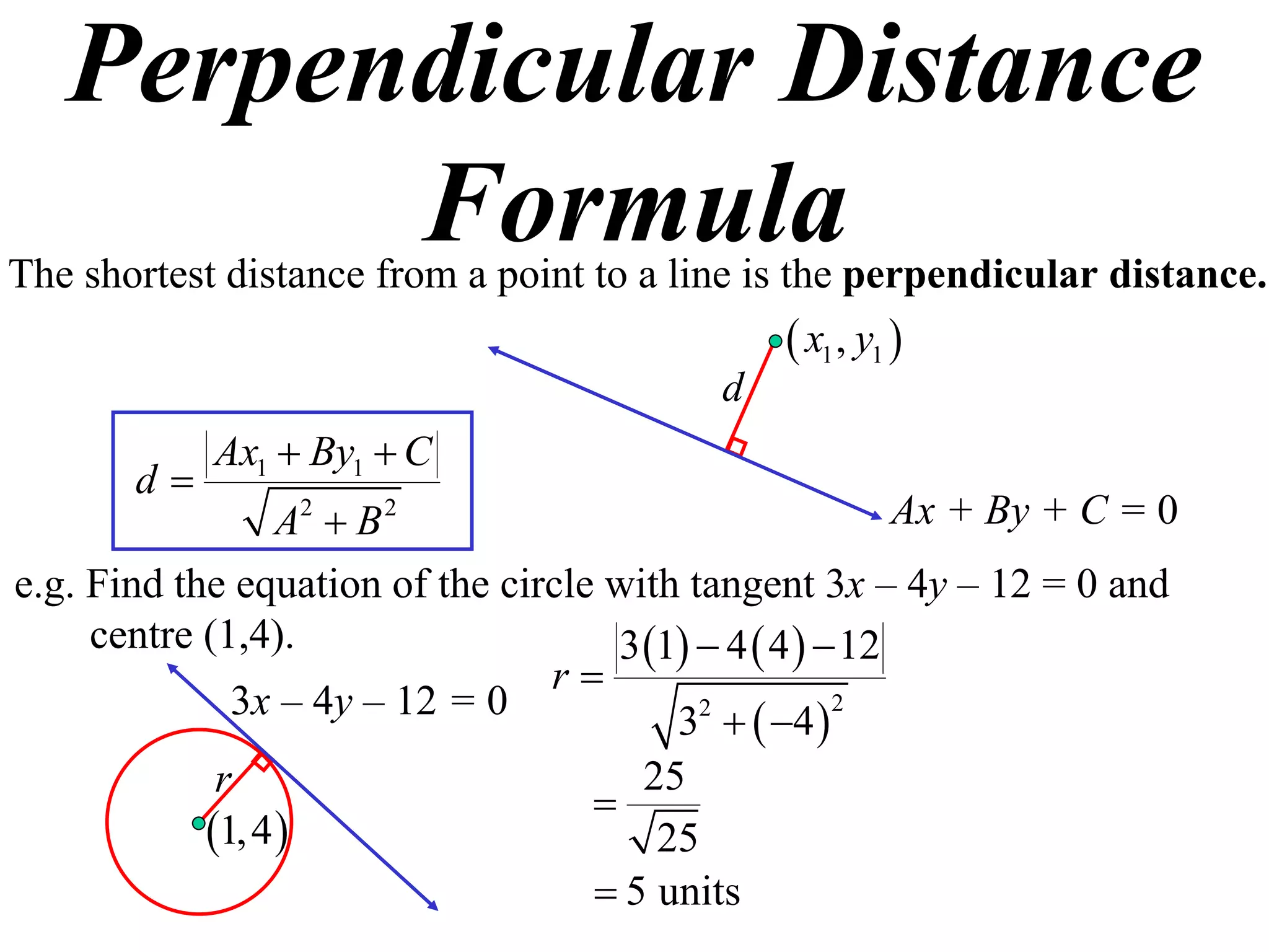 11X1 T06 05 perpendicular distance (2011) | PDF