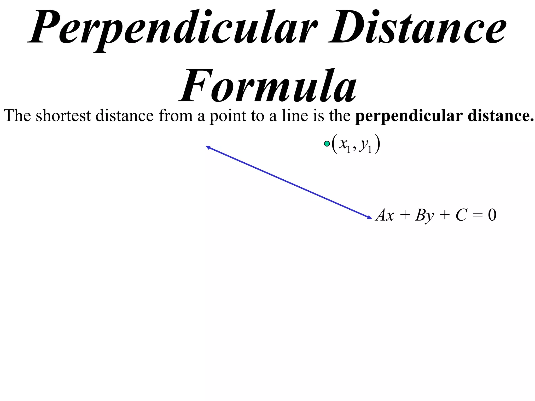 11X1 T06 05 perpendicular distance (2011) | PDF