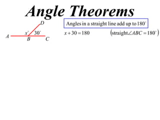 11 X1 T06 01 Angle Theorems