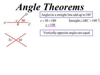 11 X1 T06 01 Angle Theorems
