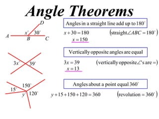11 X1 T06 01 Angle Theorems