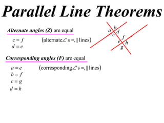 11 X1 T06 01 Angle Theorems