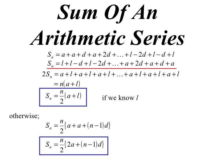 11X1 T14 05 sum of an arithmetic series (2010)