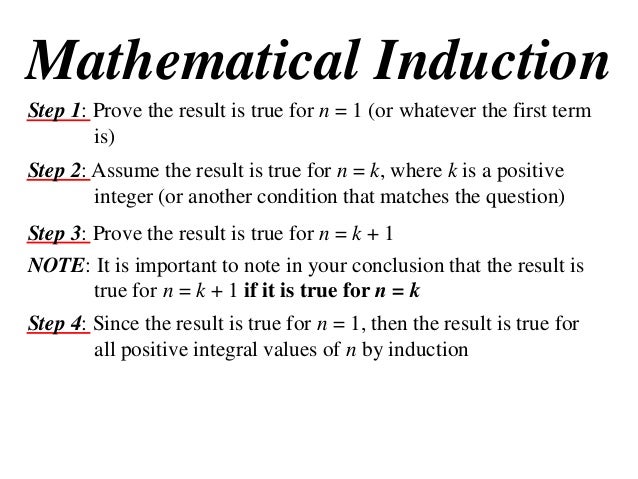 mathematical induction