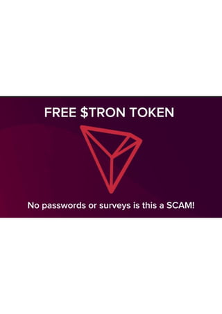 TRON Token Generators: No More Surveys, No More Passwords required: is this real