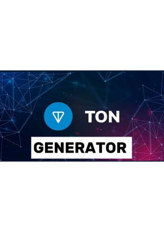 Free $TON token Generator: what crypto experts needs to know.