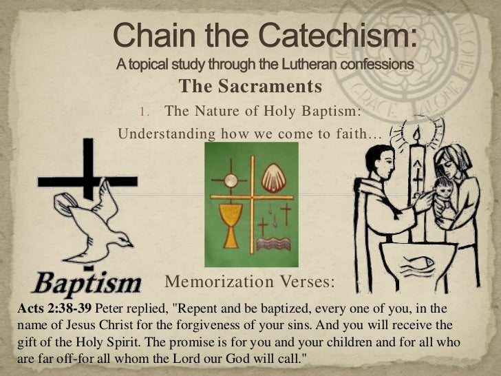 an introduction to the religious sacrament of baptism in christian faith The sacrament of confirmation introduction completed the initiation sacraments of baptism to the christian faith in words and deeds. an introduction to the religious sacrament of baptism in christian faith The sacrament of confirmation introduction completed the initiation sacraments of baptism to the christian faith in words and deeds.