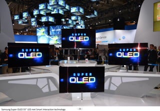 Samsung Super OLED 55” LED met Smart Interaction technology   - 23 -
 