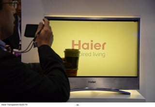 Haier Transparent OLED TV   - 28 -
 