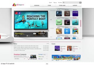 LG Apps TV US website   - 32 -
 