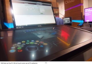 EXO Desk van Exo PC 40 inch touch screen aan je PC vastkamen   - 51 -
 