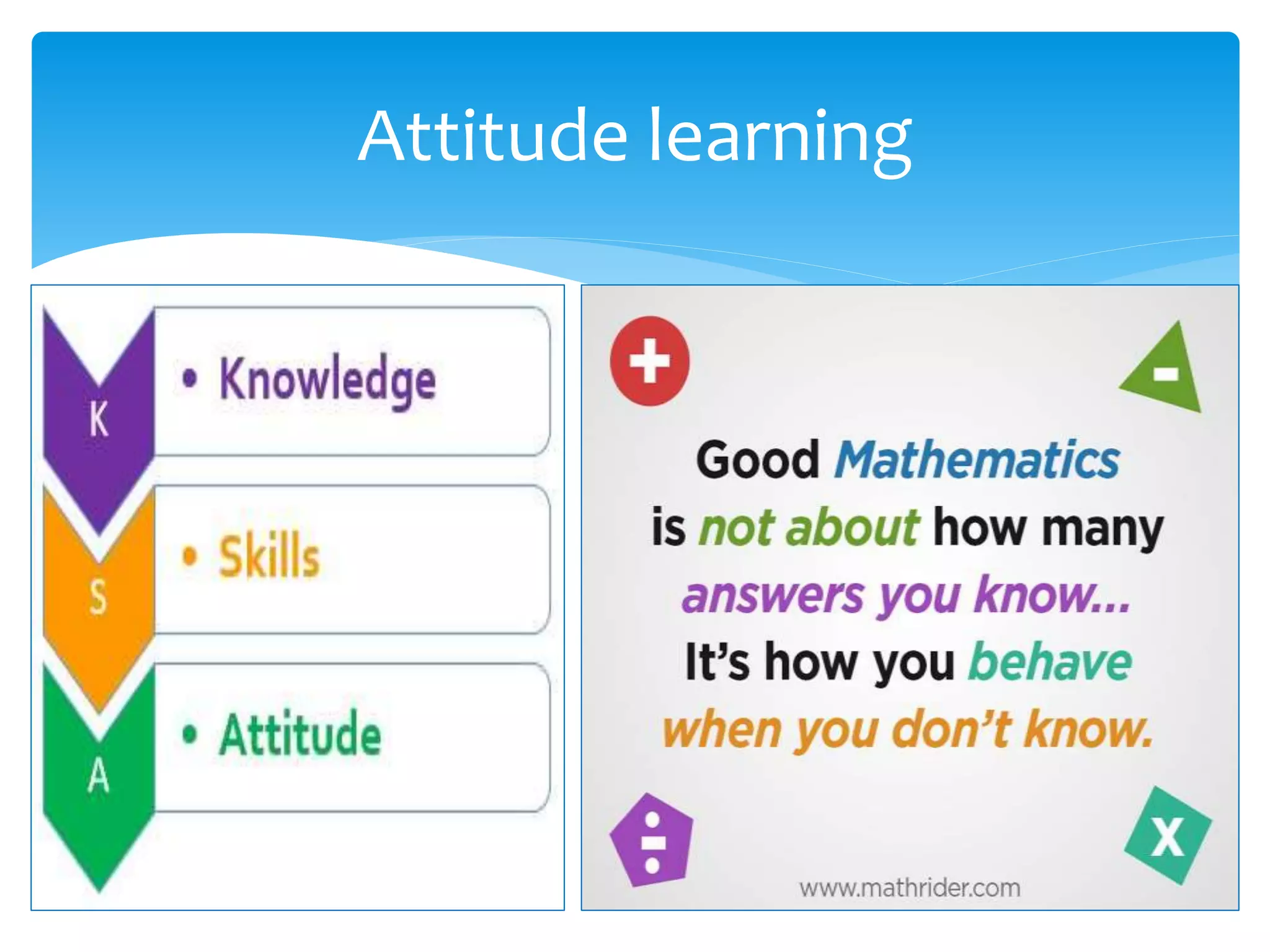 Attitude learning
 