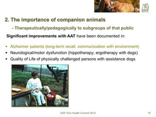 Companion animals and public health: Why it’s time to take them ...