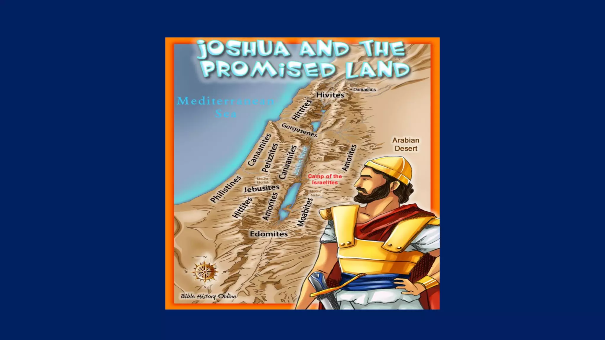 Joshua Chapter 1 Map 12-04-16, Joshua 1;1-9, Commissioned | PDF
