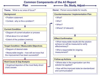 A3 Risk Management A3 Management (Part 1 of 2) | PDF