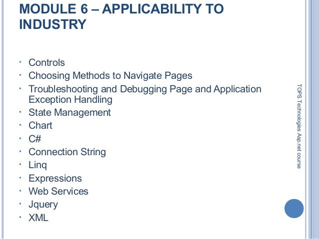 ASP.NET Training Sylla...