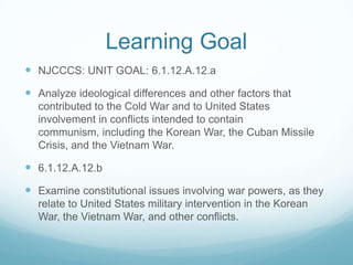 12.1.4 the cold war begins 1945 1952 | PPTX