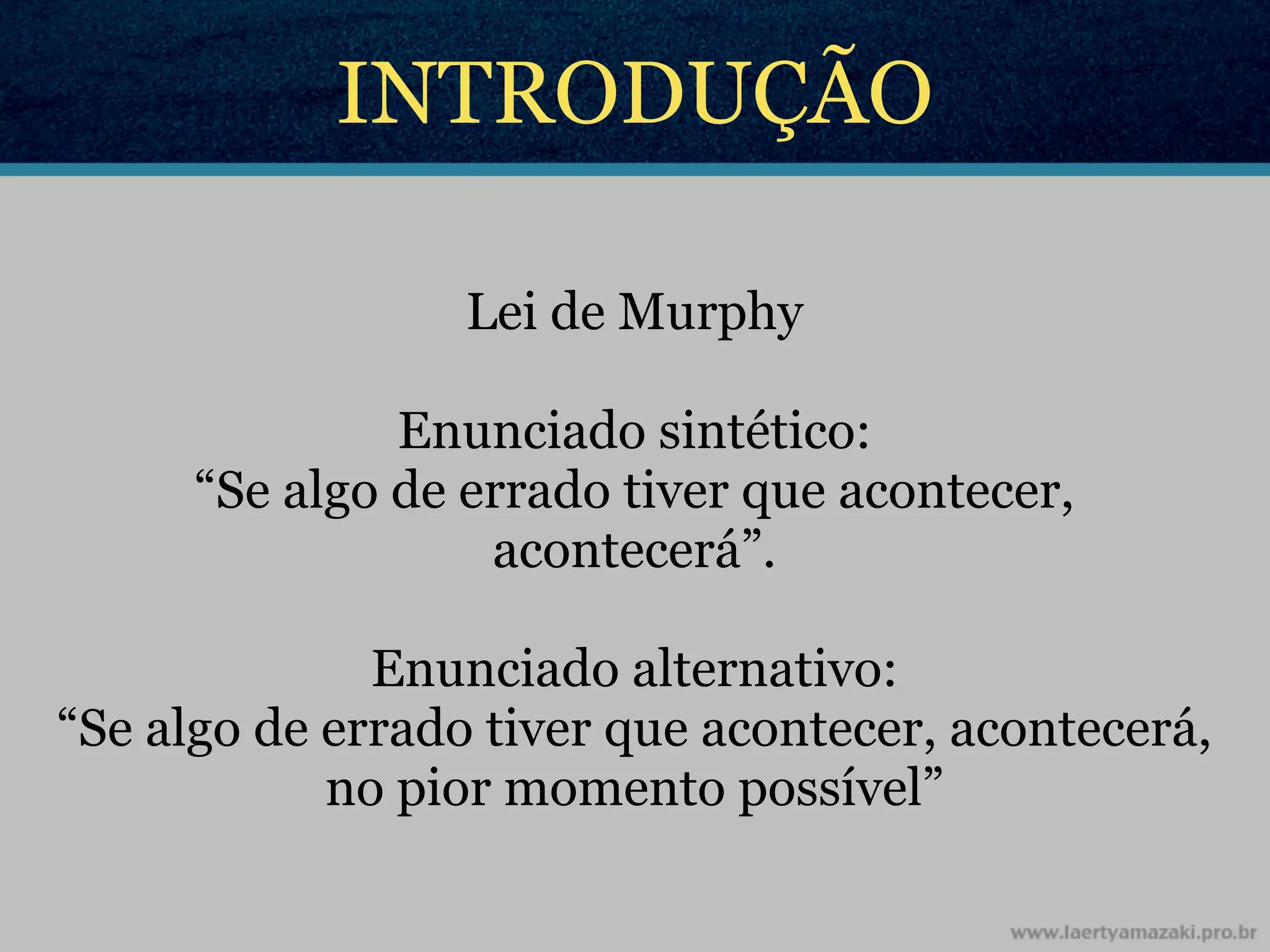 Ocorrência de erros e problemas