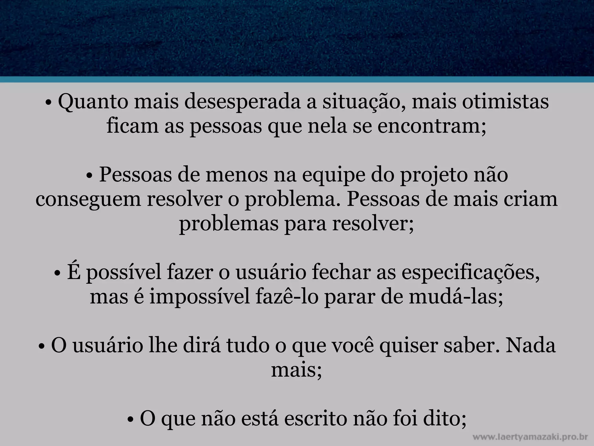 Ocorrência de erros e problemas
