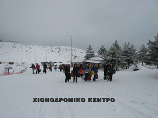 ΧΙΟΝΟΔΡΟΜΙΚΟ ΚΕΝΤΡΟ
 