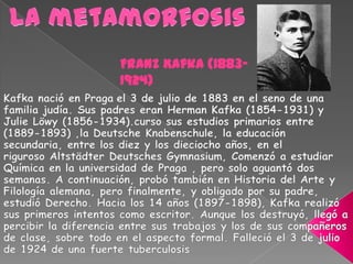 Franz Kafka (1883-
1924)
 